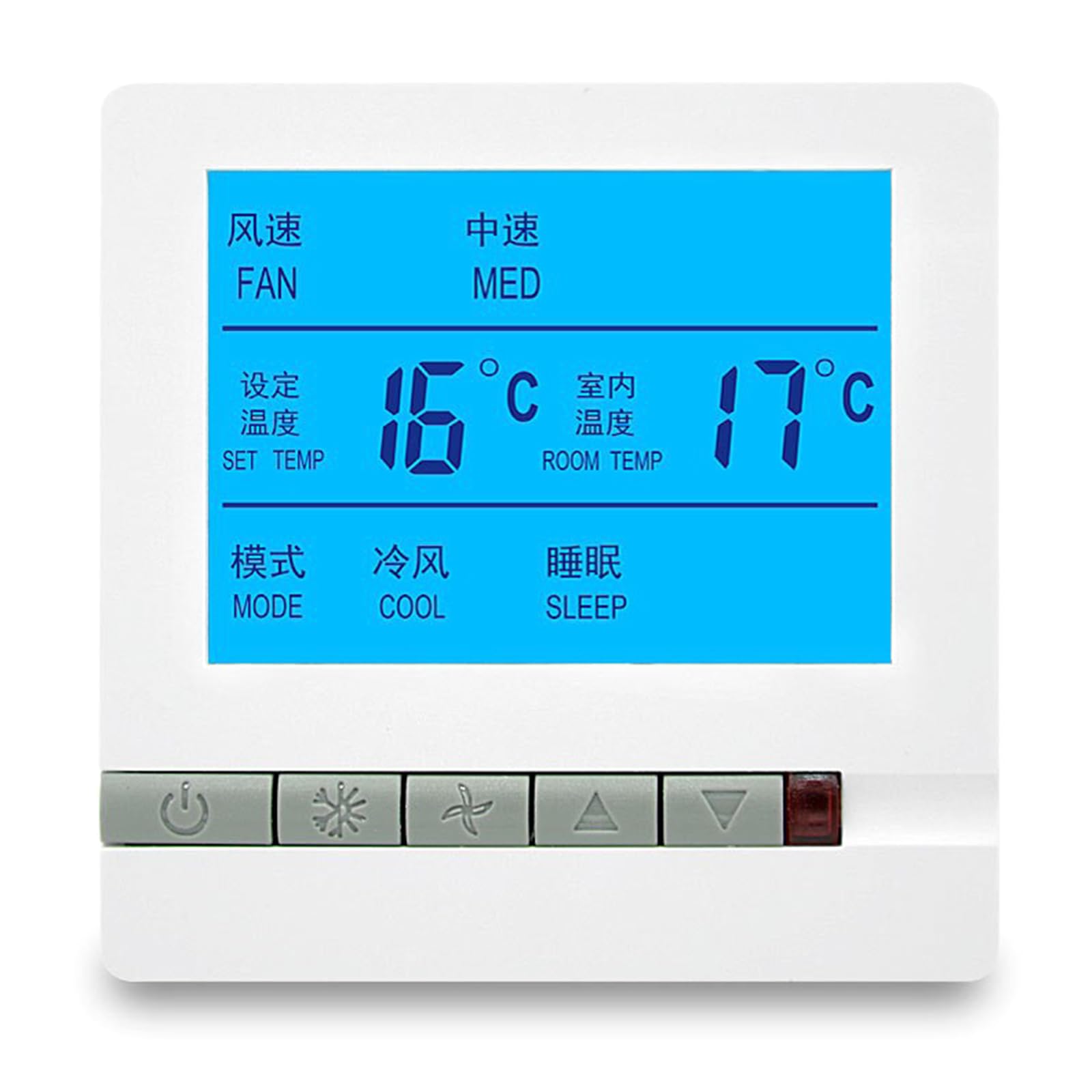 Digital Thermostat LCD Display Unterbodenheiztemperatur Controller Intelligent Steuerung Schalter Panel Digital Thermostat LCD Display Unterbodenheiztemperatur Controller Intelligent Steuerung Schalter Panel von LEIDJGUN