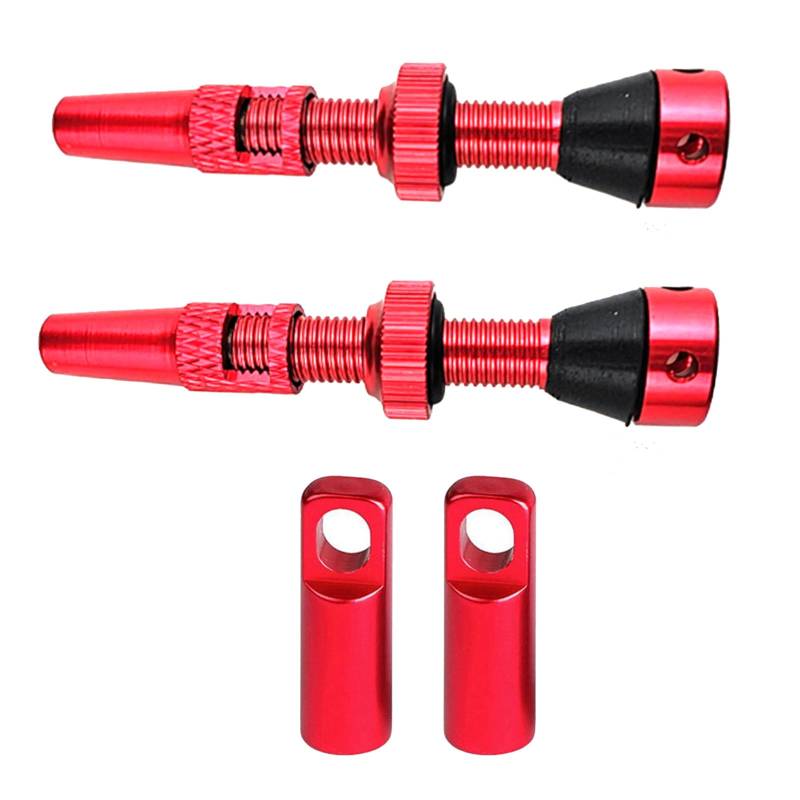 Tubeless Bikes Ventile Stammkits Mit Integriertem Wert Kernen Entfernerwerkzeug Und Ventile Stammkappen 60 Mm Tubeless Wertstamm von LEIDJGUN