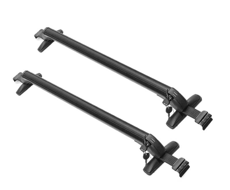 Dachträger 1 Paar Universal Fahrzeug Auto Dach Montage Rack Schiene Bar Gepäck Träger Mit Schloss Top Auto Rack Relingträger von LEIFEIS