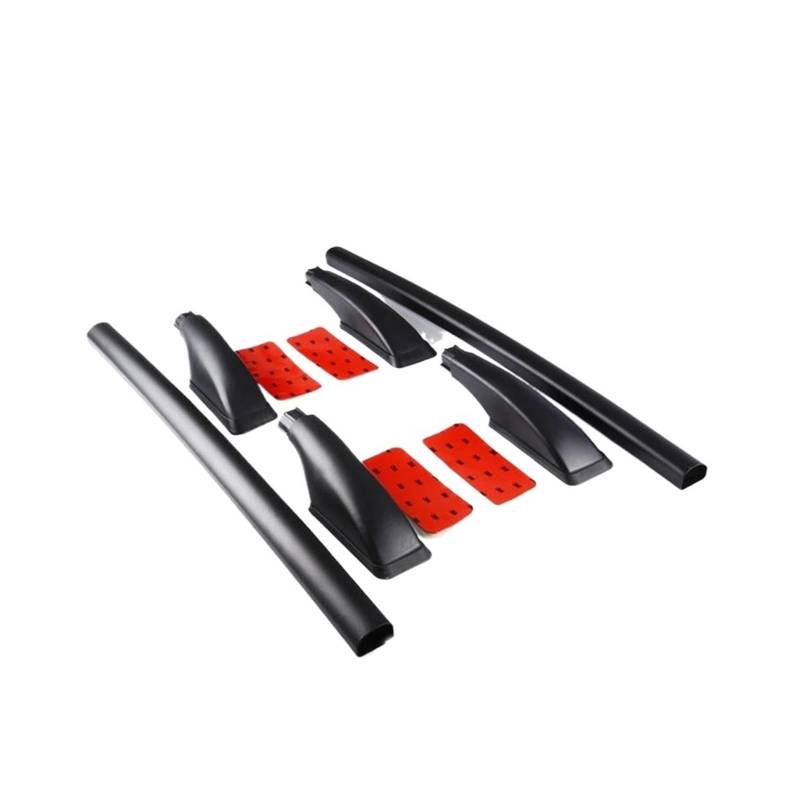 Dachträger 1.8Modifikation Perforiertes Dach Auf Beiden Seiten des Autogepäckträgers Dekorativer Dachträger Nur Autodekoration Relingträger(1.4M Black) von LEIFEIS