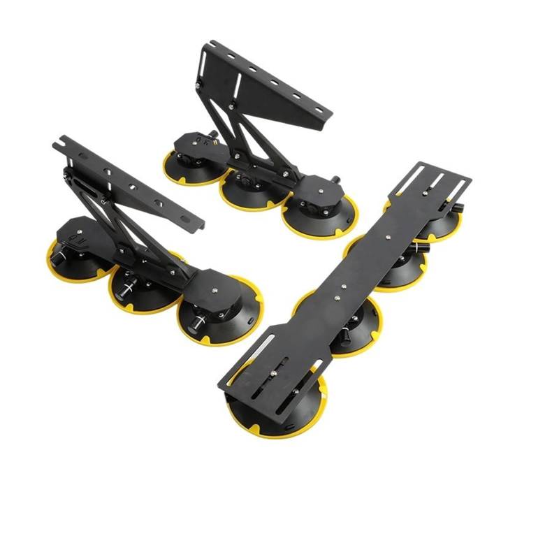 Dachträger Für A1 A2 A3 A5 A6 A7 A8 TT Saugnapf-Dachträgerhalterung Schrägheck Auto Heckscheibenglas Saugnapf-Montagehalterung Relingträger(A Complete Set) von LEIFEIS
