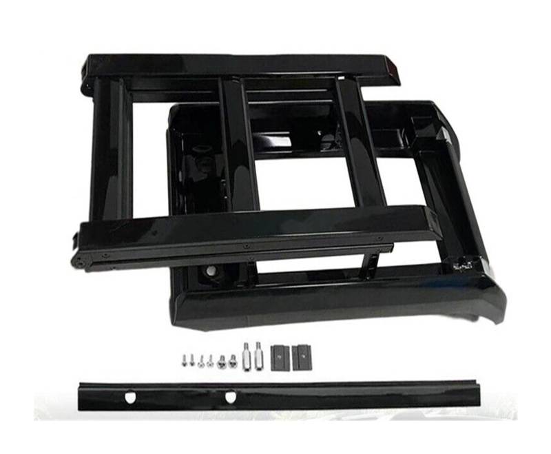Dachträger Für Defender 110 L851 2020-2022 2023 2021 2024 Faltbare Heb-Leiter Dach Rack Zugang Relingträger(Glossy Black) von LEIFEIS