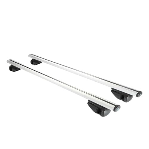 Dachträger Für Fabia Für Karoq Für Octavia Für Kodiaq Für Superb Universal 135CM Autodachgepäckträger Für Querträger Querträger 75kg 150LBS Relingträger(2PIECE 1.1m) von LEIFEIS