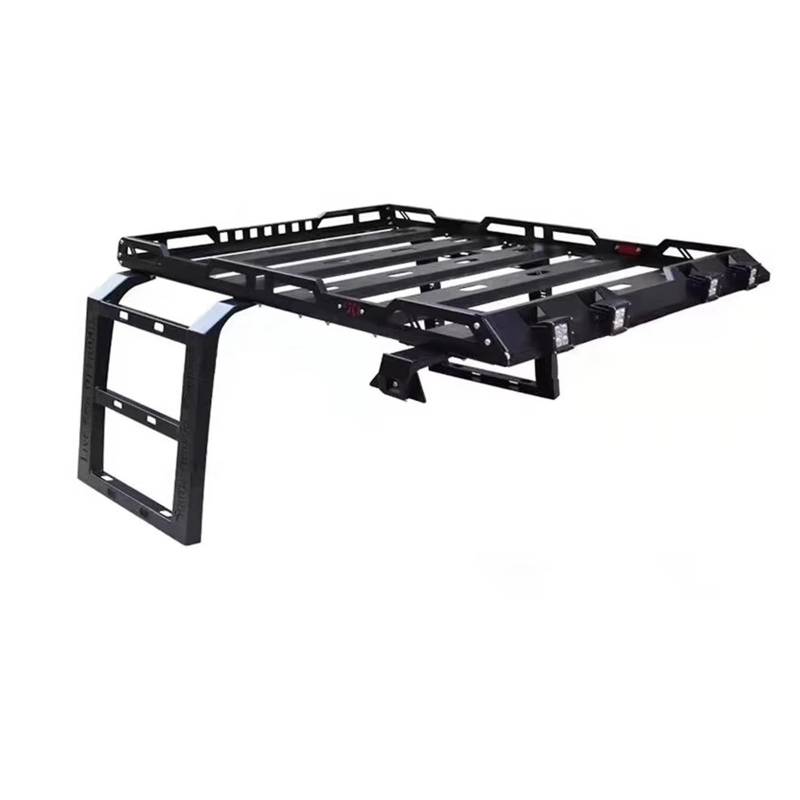 Dachträger Für Jeep Für Wrangler JK 2007-2017 Stahl Dach Rack Mit Zwei Leitern 2 Türen 4 4x4 Auto Auto Aluminium Relingträger(2 Doors) von LEIFEIS