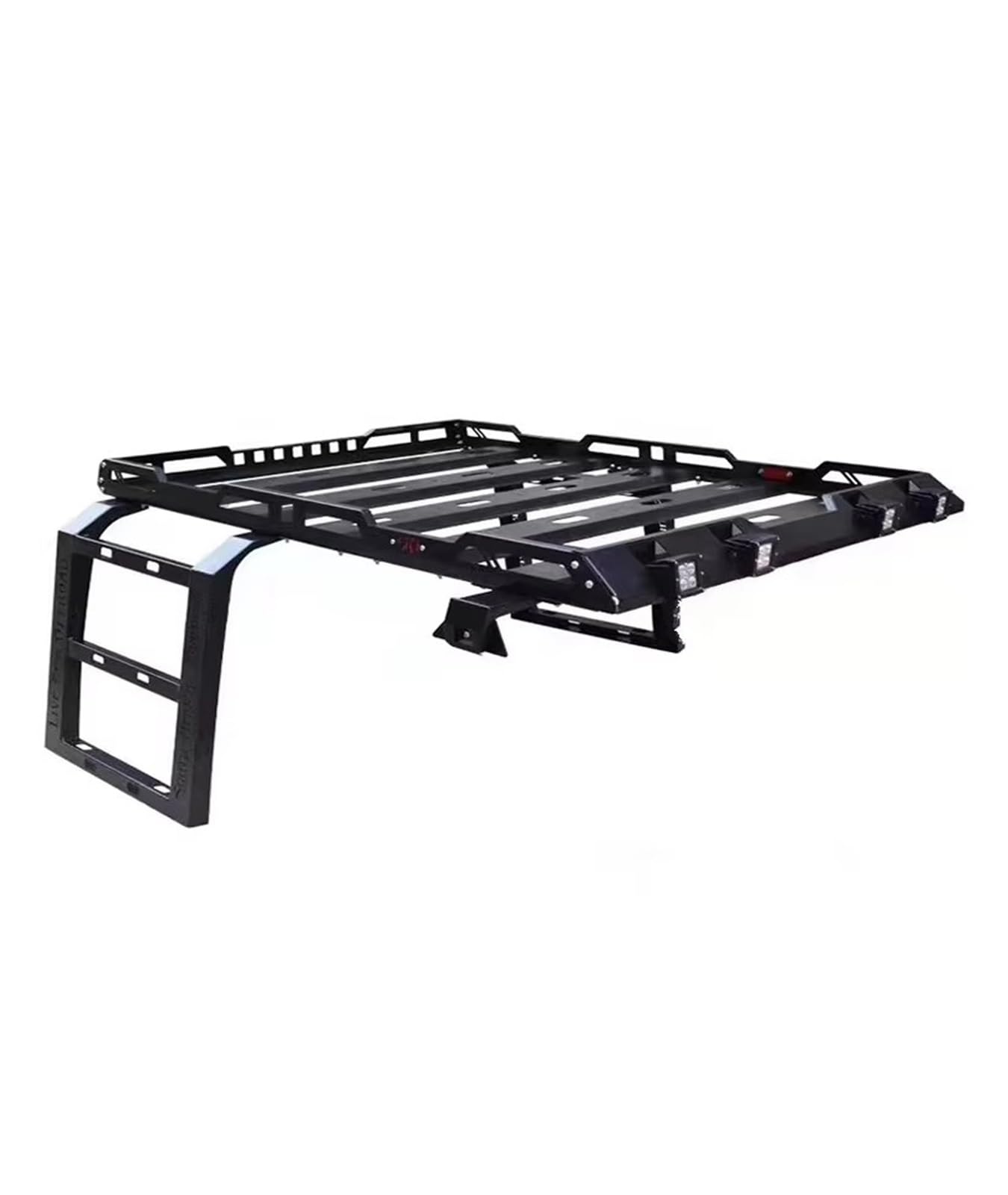 Dachträger Für Jeep Für Wrangler JL2018-2024 Stahl Dach Rack Mit Zwei Leitern 2 Türen 4 4x4 Auto Auto Aluminium Relingträger(2 Doors) von LEIFEIS