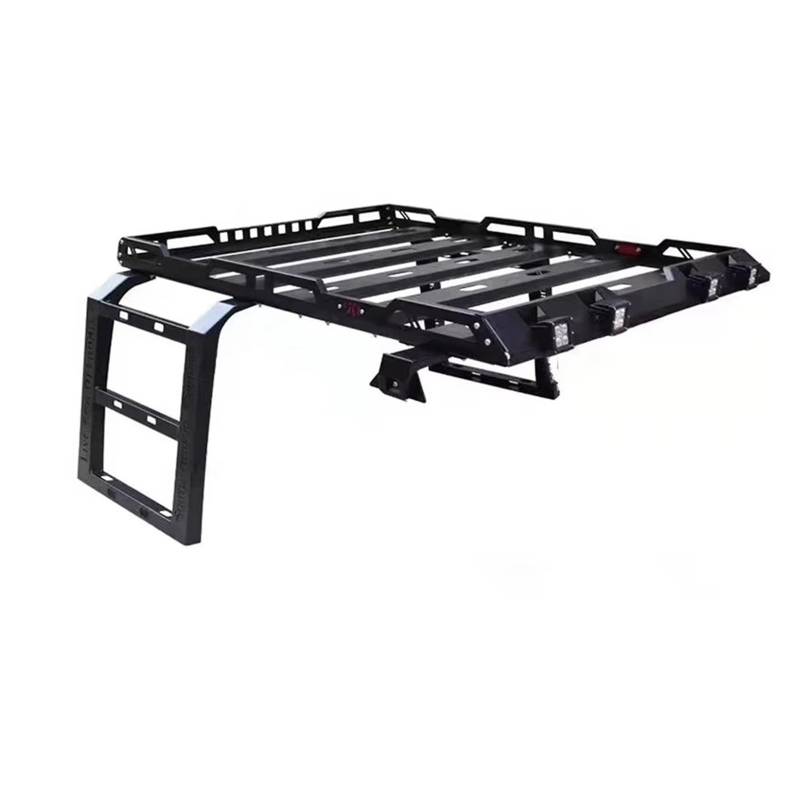 Dachträger Für Jeep Für Wrangler Stahl Dach Rack Mit Leiter PASST ZU 4 TÜREN JL 4x4Car Dach Rack Auto Teile Relingträger von LEIFEIS