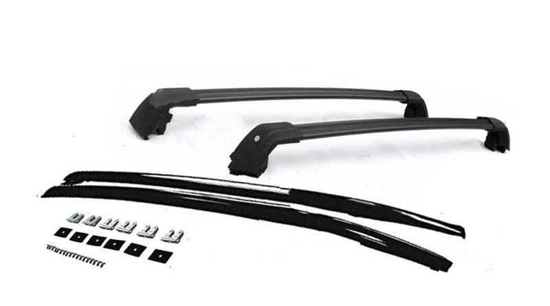 Dachträger Für Mazda CX-30 2020 2021 2022 2023 2024 4-teilige Dachreling Seitenschiene Dachträger Abschließbare Querstangen Querlatte Relingträger von LEIFEIS
