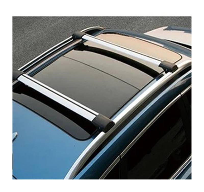 Dachträger Für Skoda Für Kodiaq NS7 2016-2022 SUV Legierung Seitenstangen Querschienen Dachträger Gepäckträger 2-teilige Dachträger Relingträger(A) von LEIFEIS