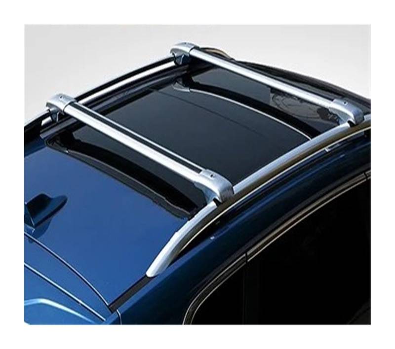 Dachträger Für Skoda Für Kodiaq NS7 2016-2022 SUV Legierung Seitenstangen Querschienen Dachträger Gepäckträger 2-teilige Dachträger Relingträger(C) von LEIFEIS