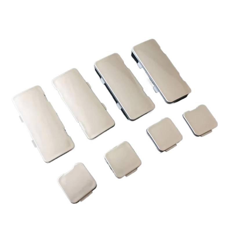Dachträger Für Toyota Für Highlander 2015-2020 2021 2-teiliges ABS-Dachreling-Rack-Endabdeckungsschale Auto-Gepäckträgerabdeckung Relingträger(3x3cm Position 1) von LEIFEIS