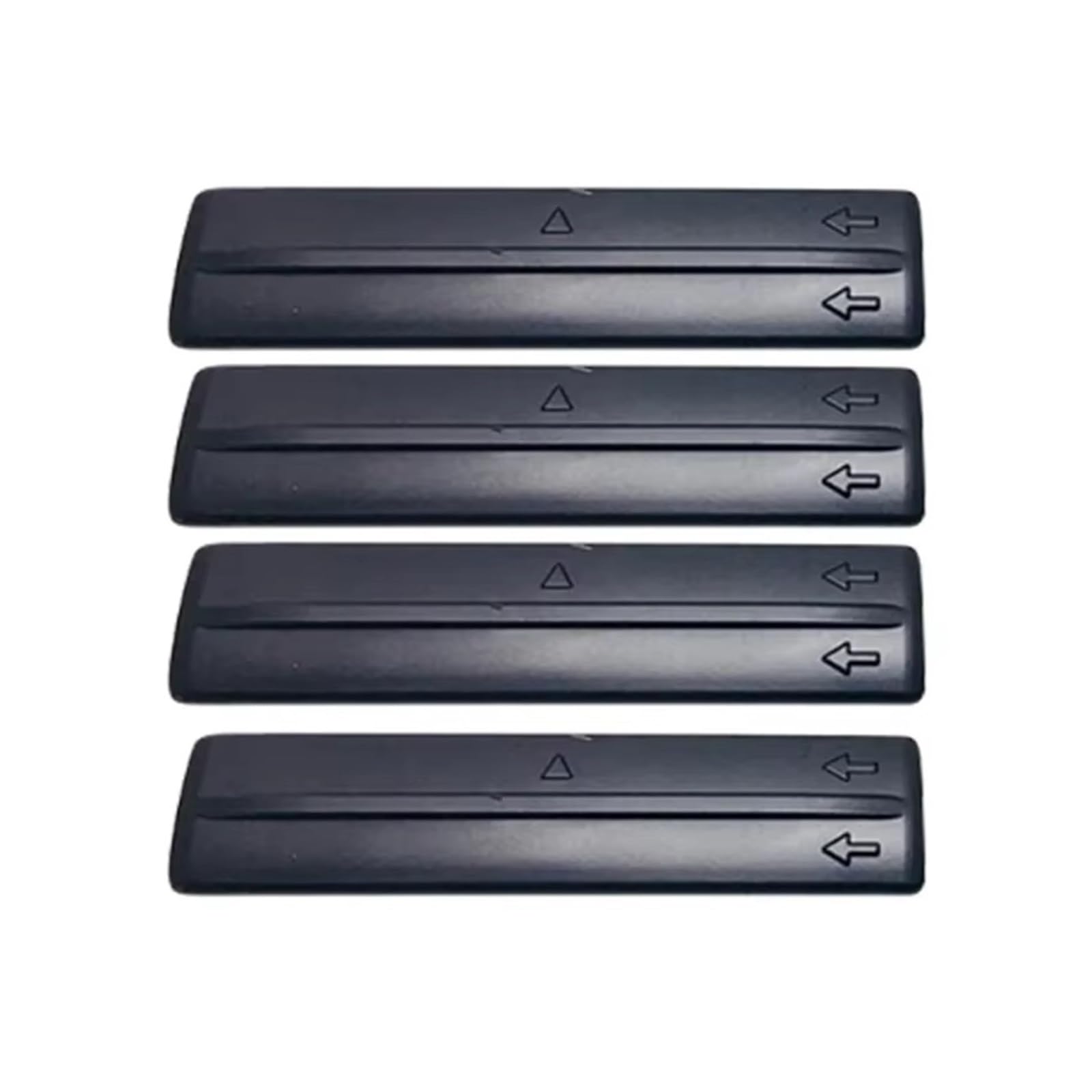 Dachträger Für Toyota Für RAV4 Für Land Für Cruiser Für Highlander Für 4Runner Autodachschienenträger-Lochformclipabdeckung Relingträger(Black-4PIECE) von LEIFEIS