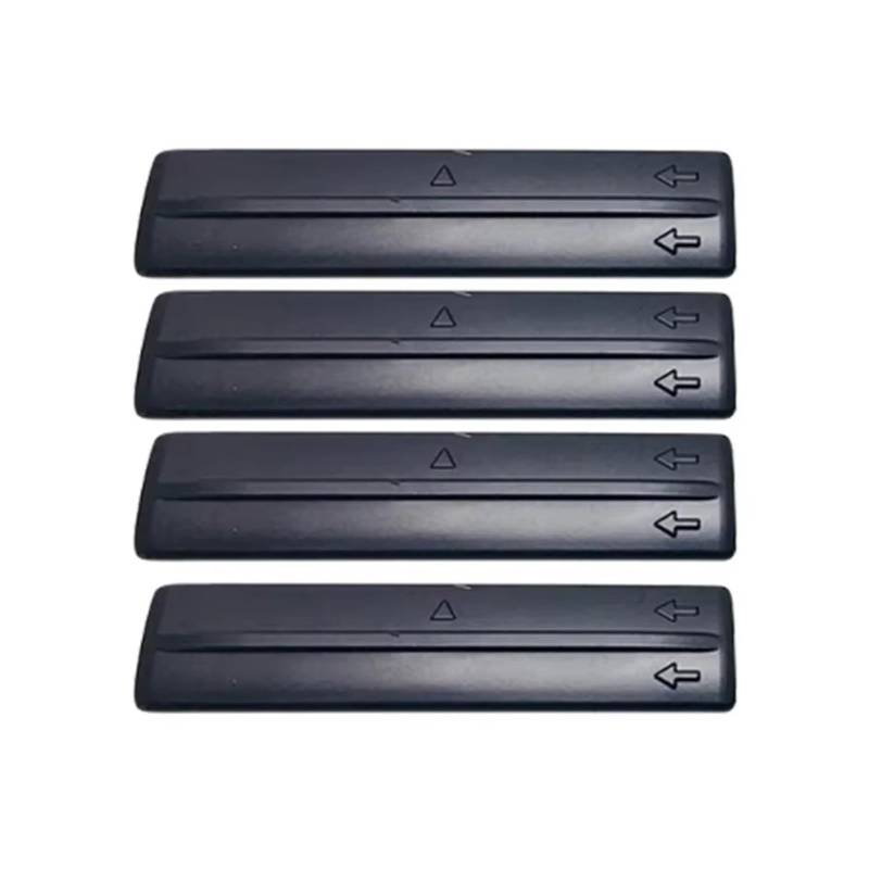 Dachträger Für Toyota Für RAV4 Für Land Für Cruiser Für Highlander Für 4Runner Autodachschienenträger-Lochformclipabdeckung Relingträger(Black-4PIECE) von LEIFEIS
