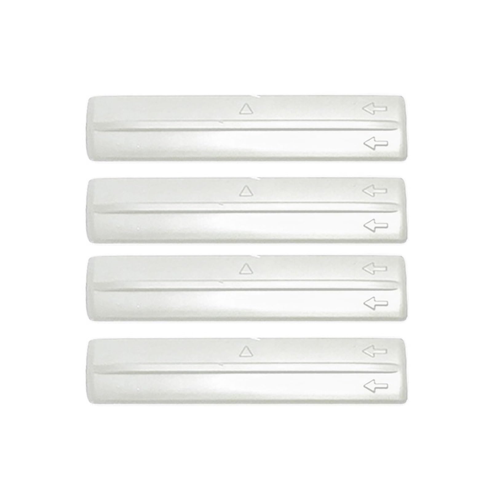 Dachträger Für Toyota Für RAV4 Für Land Für Cruiser Für Highlander Für 4Runner Autodachschienenträger-Lochformclipabdeckung Relingträger(White-4PIECE) von LEIFEIS