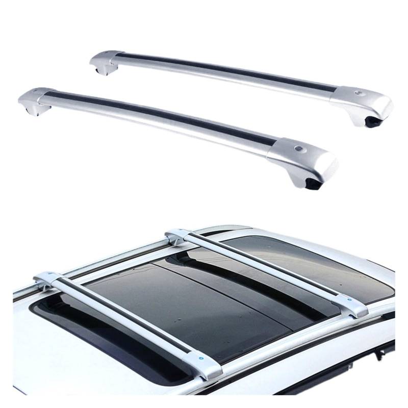 Dachträger Für X7 G07 2018-2024 Dachrelingträger Querstangen Querstangen Abschließbar Aluminiumlegierung 2 STÜCK Relingträger(Silber) von LEIFEIS