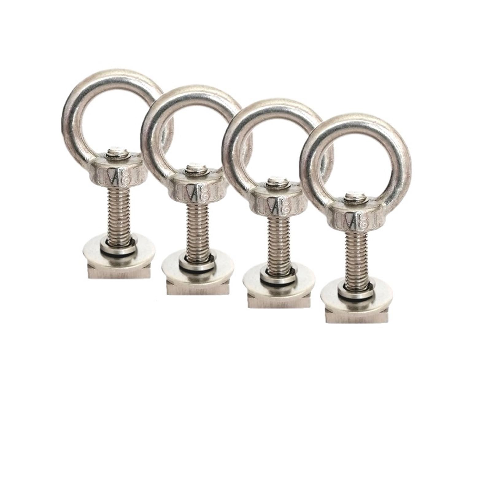 Dachträger M8 Vierkantschrauben Augenmutter Edelstahl Ankerbefestigung Universalprodukt Weit Verbreitet In Autodachträgern Relingträger(GBM8-35mm-20204-4PIECE) von LEIFEIS