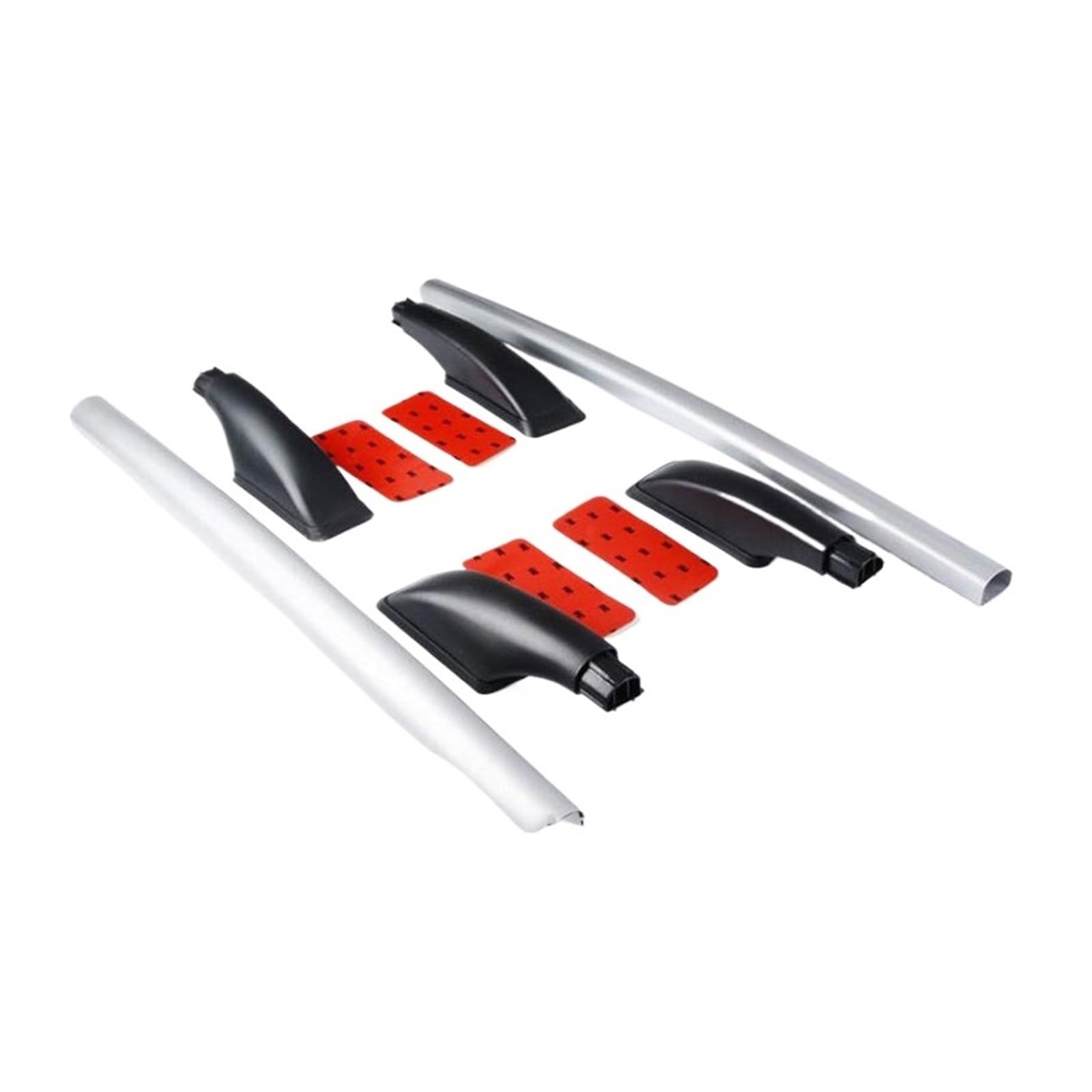 Dachträger Modifikation Aluminiumlegierung Perforiertes Dach Auf Beiden Seiten des Autogepäckträgers Dekorativer Dachträger Relingträger(B) von LEIFEIS