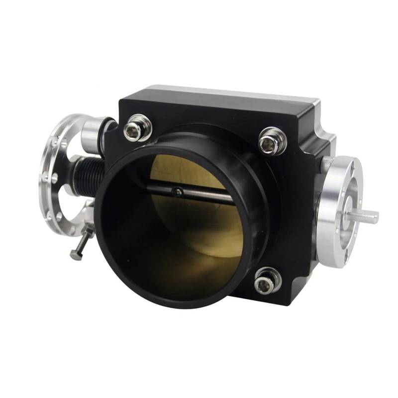 Drosselklappe 65MM 70MM 80MM 90MM DROSSELKLAPPENGEHÄUSE Leistung ANSAUGKRÜMMER Billet Aluminium HOHER DURCHFLUSS Luftversorgung(70MM Black) von LEIFEIS