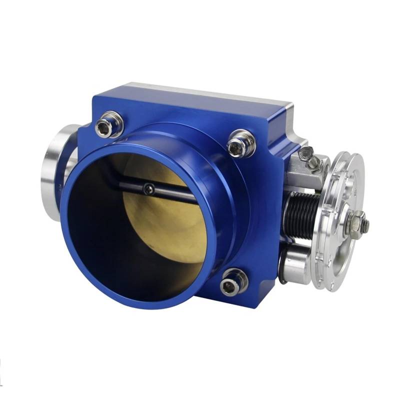 Drosselklappe 65MM 70MM 80MM 90MM DROSSELKLAPPENGEHÄUSE Leistung ANSAUGKRÜMMER Billet Aluminium HOHER DURCHFLUSS Luftversorgung(70MM Blue) von LEIFEIS