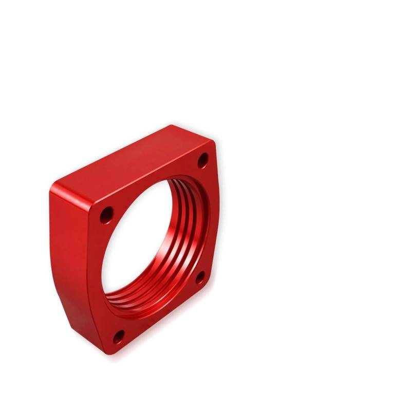Drosselklappe Für Infiniti G35 FX35 I35 QX4 M35 Für 3,5 L V6 VQ35DE Motor Drosselklappengehäuse Spacer Luftversorgung(Red) von LEIFEIS