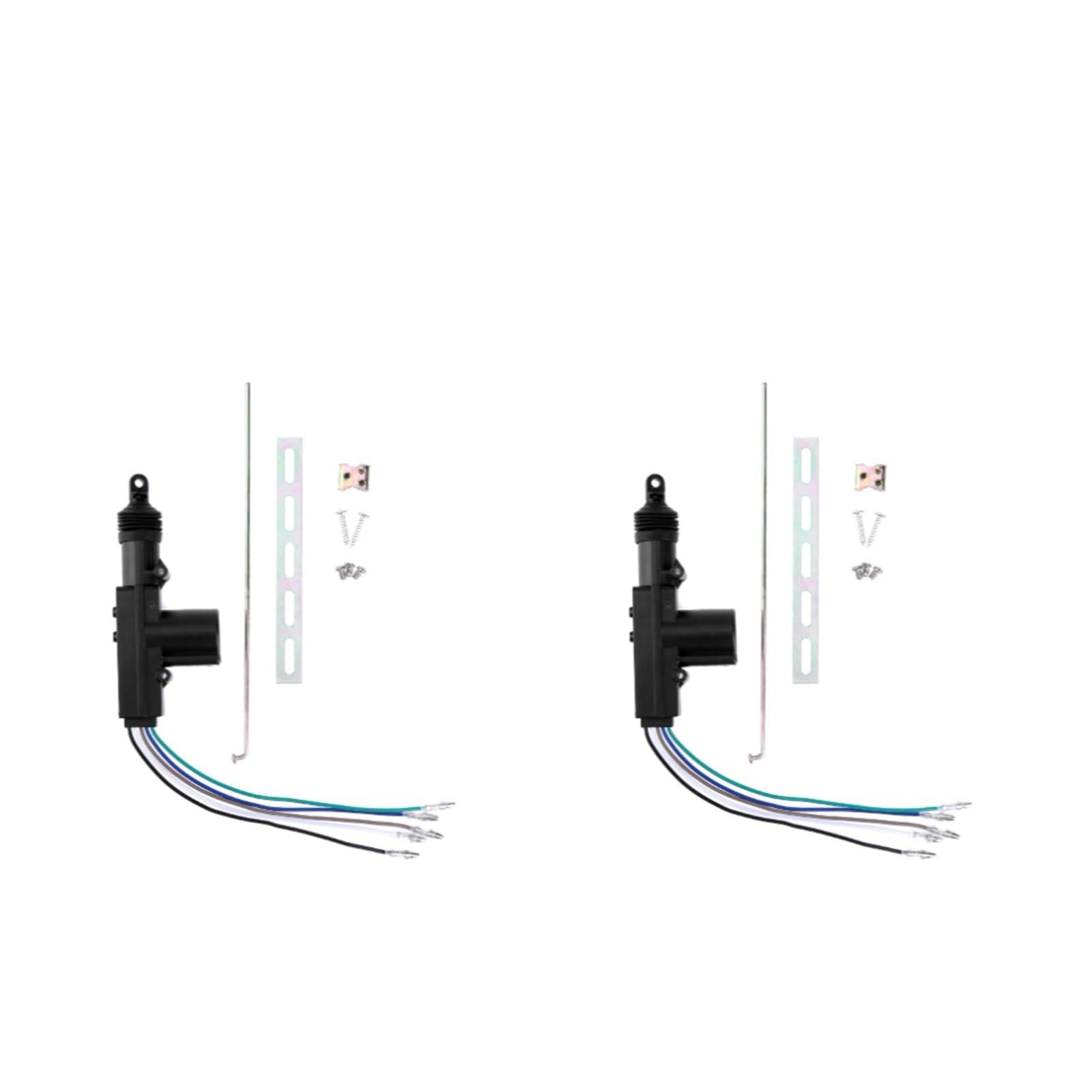 Heckklappenschloss 2/5-Draht-Universal-Auto-Elektro-Fernbedienungs-Zentralverriegelungsantrieb Automatisches 12V Hochleistungs-Verriegelungssystem Einzelpistolen-Typ-Kit Türschloss Heckklappe(5 Wire 2 Heckklappenschloss 2/5-Draht-Universal-Auto-Elektro-Fernbedienungs-Zentralverriegelungsantrieb Automatisches 12V Hochleistungs-Verriegelungssystem Einzelpistolen-Typ-Kit Türschloss Heckklappe(5 Wire 2 von LEIFEIS