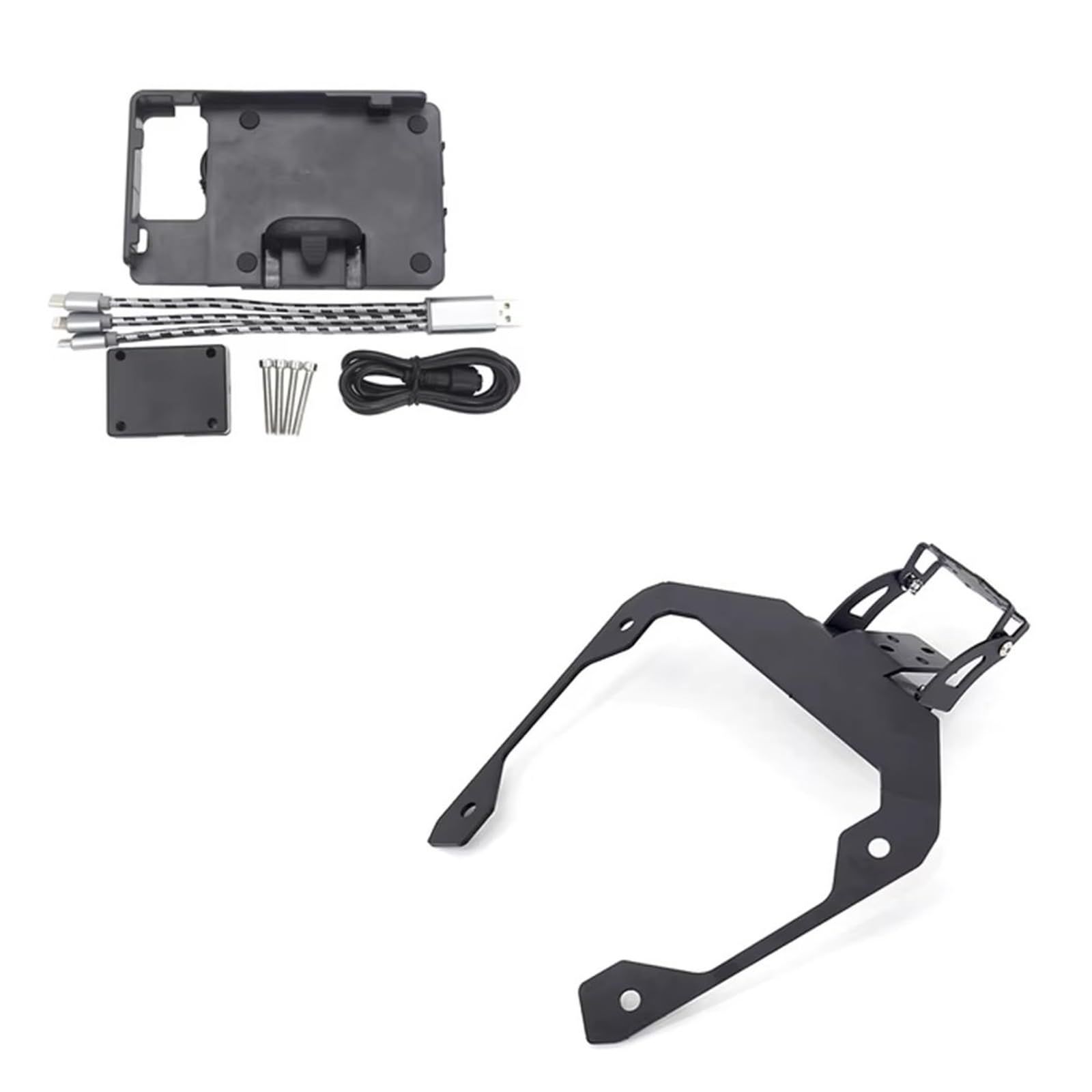 LEIFEIS Motorrad Handy halterungen Für Forza 750 Für NSS750 Motorrad Zubehör GPS Navigation Halterung Supporter Halter Fahrrad Handyhalterung(AB) von LEIFEIS