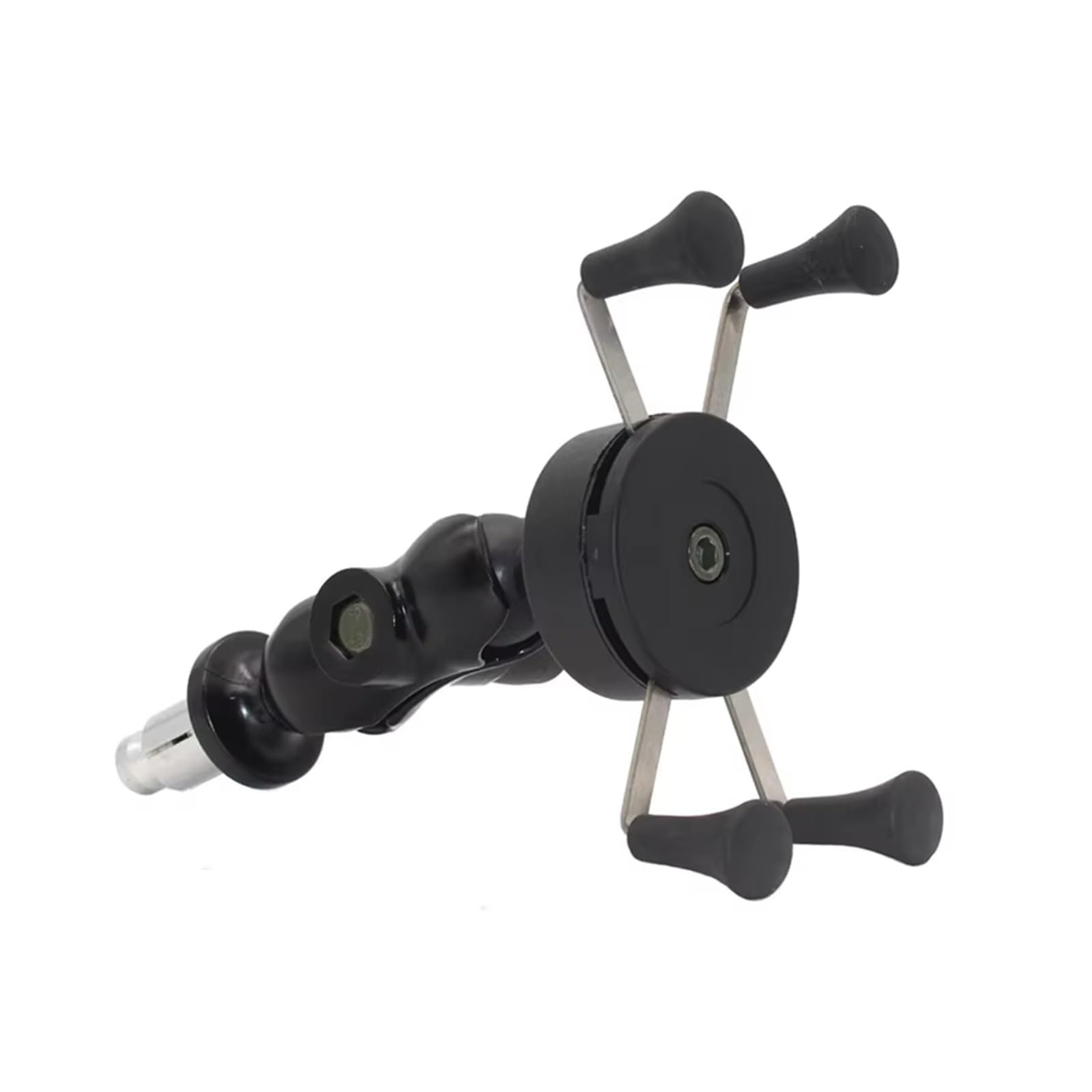 LEIFEIS Motorrad Handy halterungen Für YZF R6 2006-2017 R1M Motorrad Telefon Halter Gabel Vorbau Halterung GPS Navigation USB Ladegerät Halterung Handy Stehen Fahrrad Handyhalterung(No USB Charger) von LEIFEIS