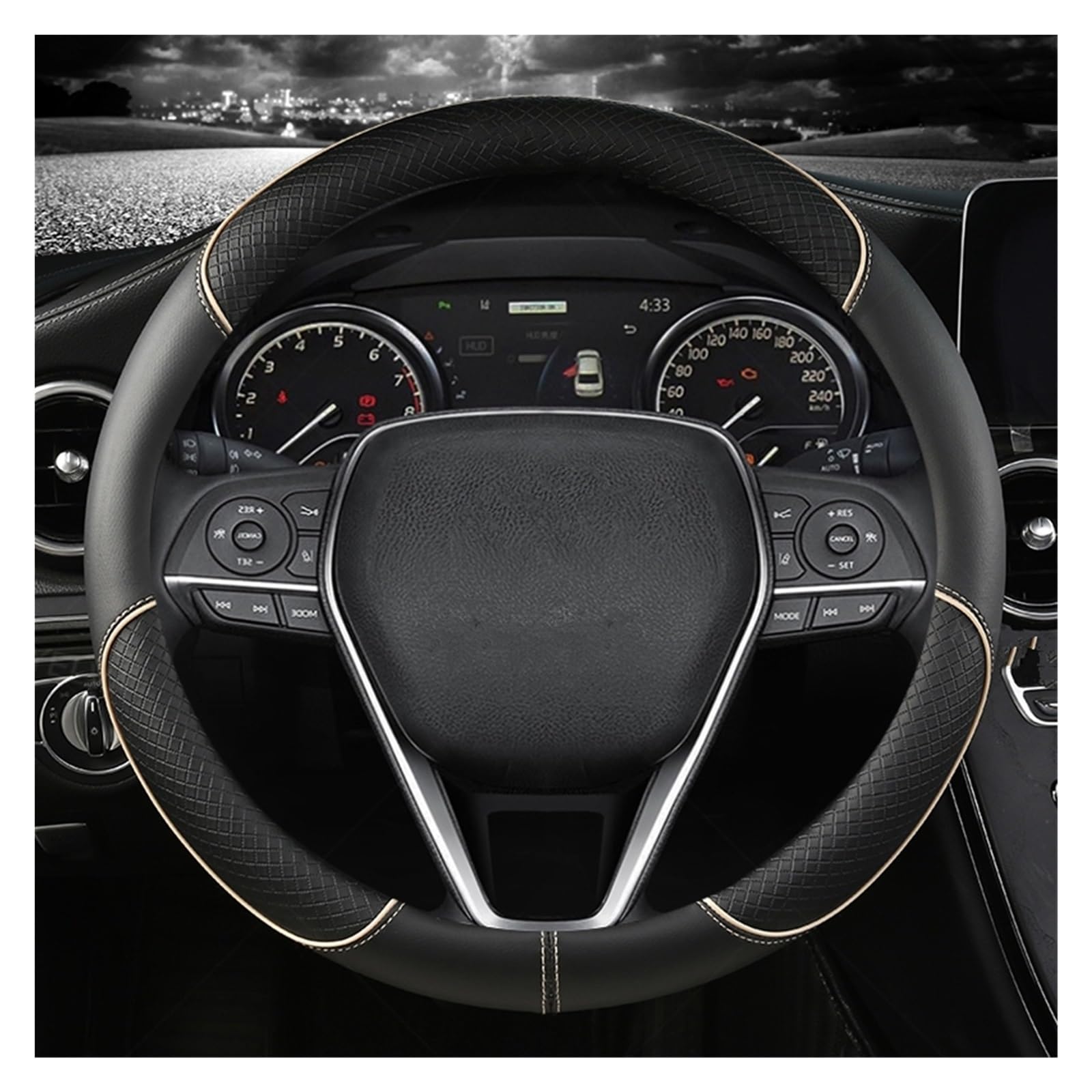 Lenkradabdeckung Für Toyota Für Corolla Für Fortuner Für Sequoia Für Auris Für Avensis Für Yaris Für Vios Für Celica 86 Für Rav4 Für 4Runner Für C-HR Auto Lenkrad Abdeckung Auto Lenkradbezug(Beige) Lenkradabdeckung Für Toyota Für Corolla Für Fortuner Für Sequoia Für Auris Für Avensis Für Yaris Für Vios Für Celica 86 Für Rav4 Für 4Runner Für C-HR Auto Lenkrad Abdeckung Auto Lenkradbezug(Beige) von LEIFEIS