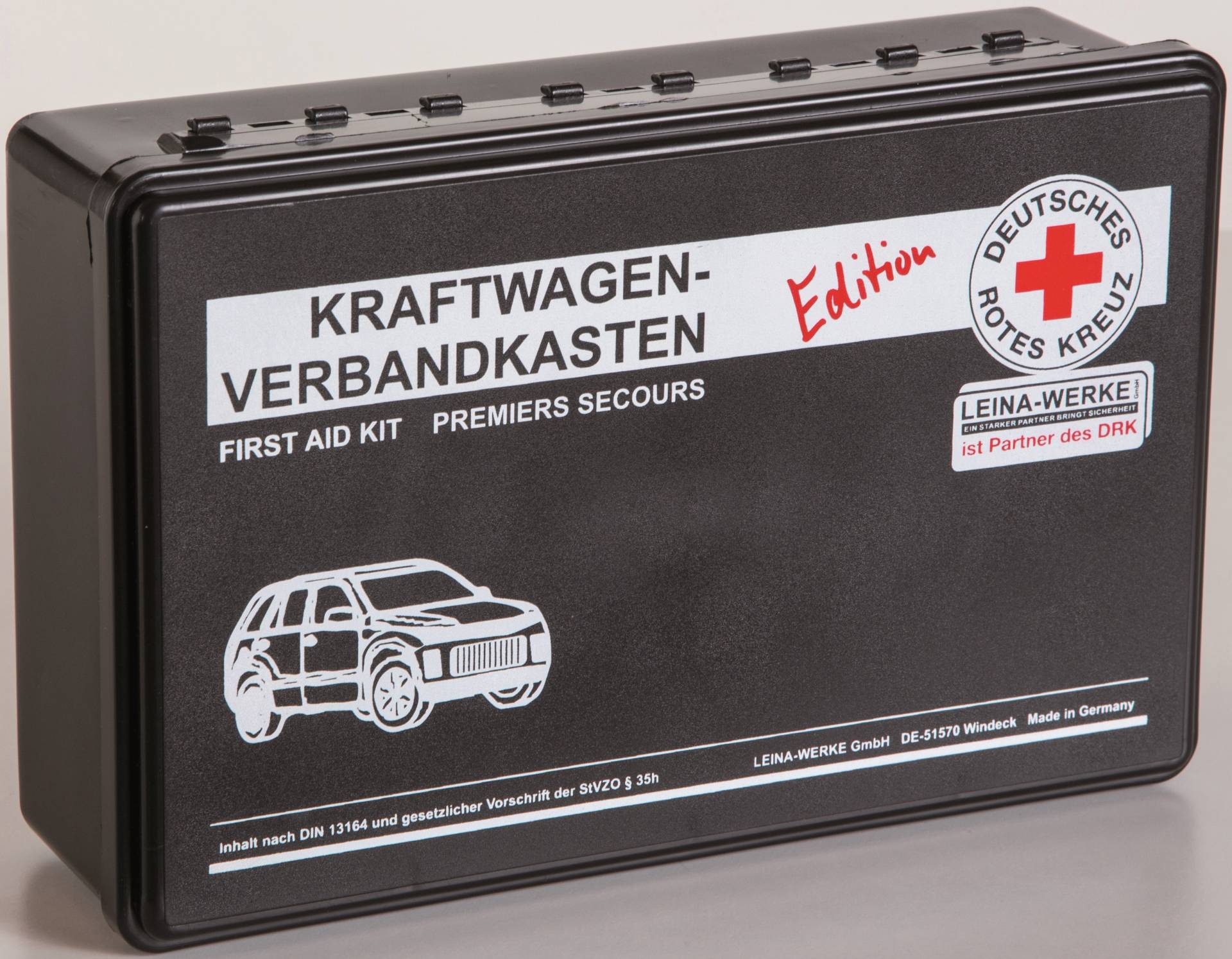KFZ-Verbandkasten Standard - DRK-Edition von LEINA-WERKE
