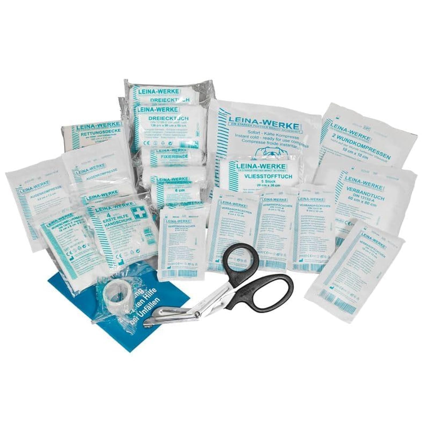 LEINA-WERKE REF 24000 Erste-Hilfe-Nachfllpack DIN 13157 in Folientasche, Durchsichtig LEINA-WERKE REF 24000 Erste-Hilfe-Nachfllpack DIN 13157 in Folientasche, Durchsichtig von LEINA-WERKE