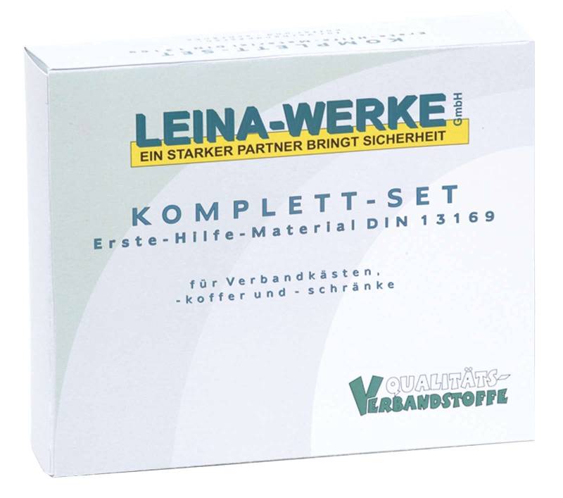LEINAWERKE 24021 first aid supplies DIN 13157 in plastic bag, in folding box 1 pc. von LEINA-WERKE