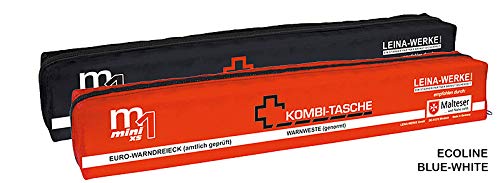 Leina-Werke 14053 Mini-Kombitasche M1 Ecoline mit Klett, XS, Blau/Weiß von LEINA-WERKE