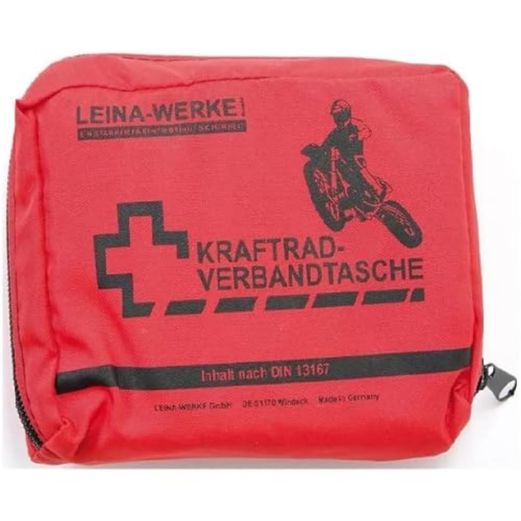 Leina-Werke 17008 Kraftrad-Verbandtasche Typ II ohne Klett, Rot Leina-Werke 17008 Kraftrad-Verbandtasche Typ II ohne Klett, Rot von LEINA-WERKE