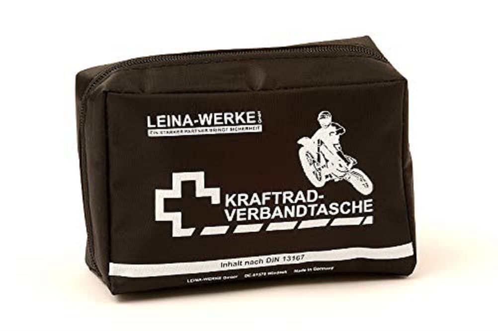 Leina-Werke 17012 Kraftrad-Verbandtasche Typ II mit Klett, Rot/Schwarz Leina-Werke 17012 Kraftrad-Verbandtasche Typ II mit Klett, Rot/Schwarz von LEINA-WERKE