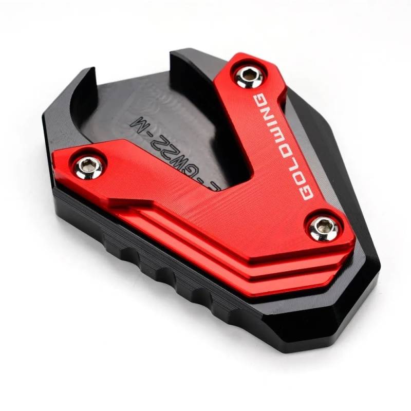 LEINOX Motorradständer Unterlage Kippschutz 2023 GL1800 Für H&ONDA Goldwing 1800 2018-2022 2002-2017 Goldwing1800 Seite Stehen Verlängerung Kickstand Pad Motorrad Zubehör(3) von LEINOX