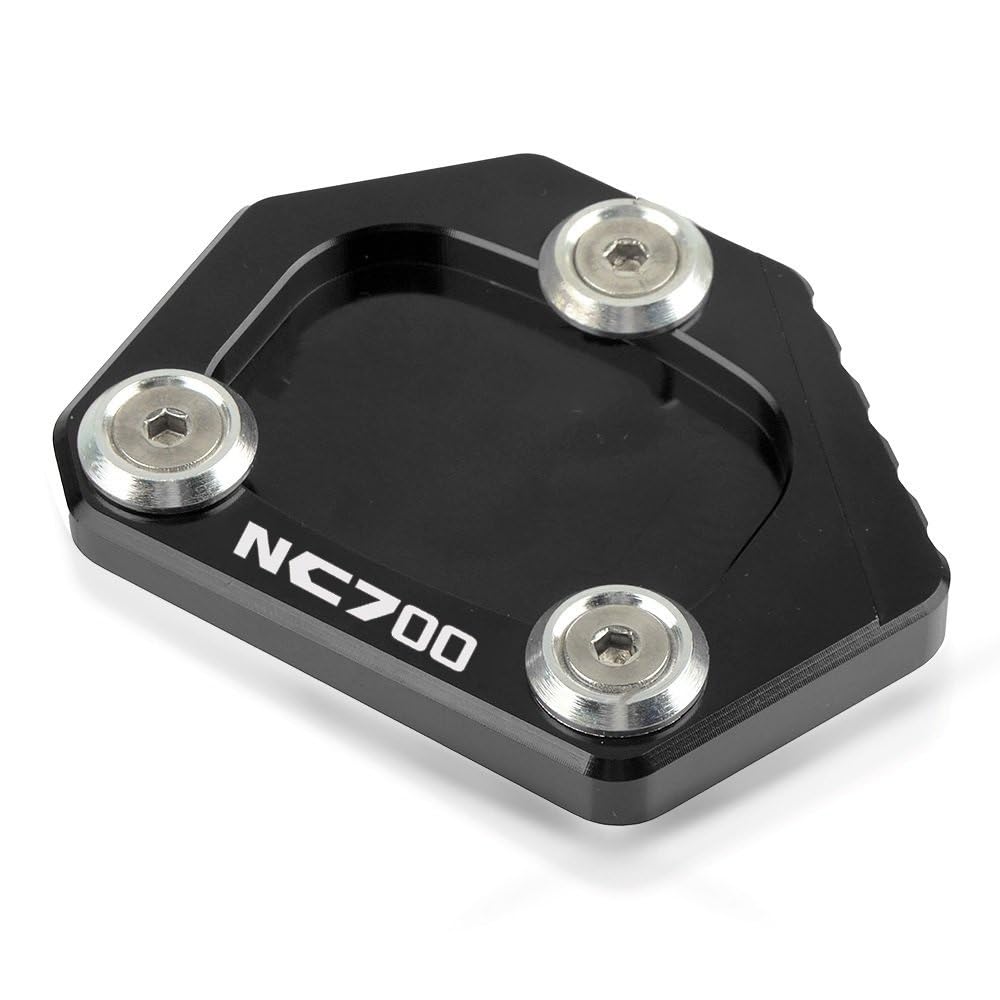LEINOX Motorradständer Unterlage Kippschutz Motorrad Seitenständer Ständer Fuß Platte Pad Vergrößern Erweiterung Für H&ONDA NC700 NC 700 S/X NC700X NC700S Integra 2012 2013 2014(6) von LEINOX