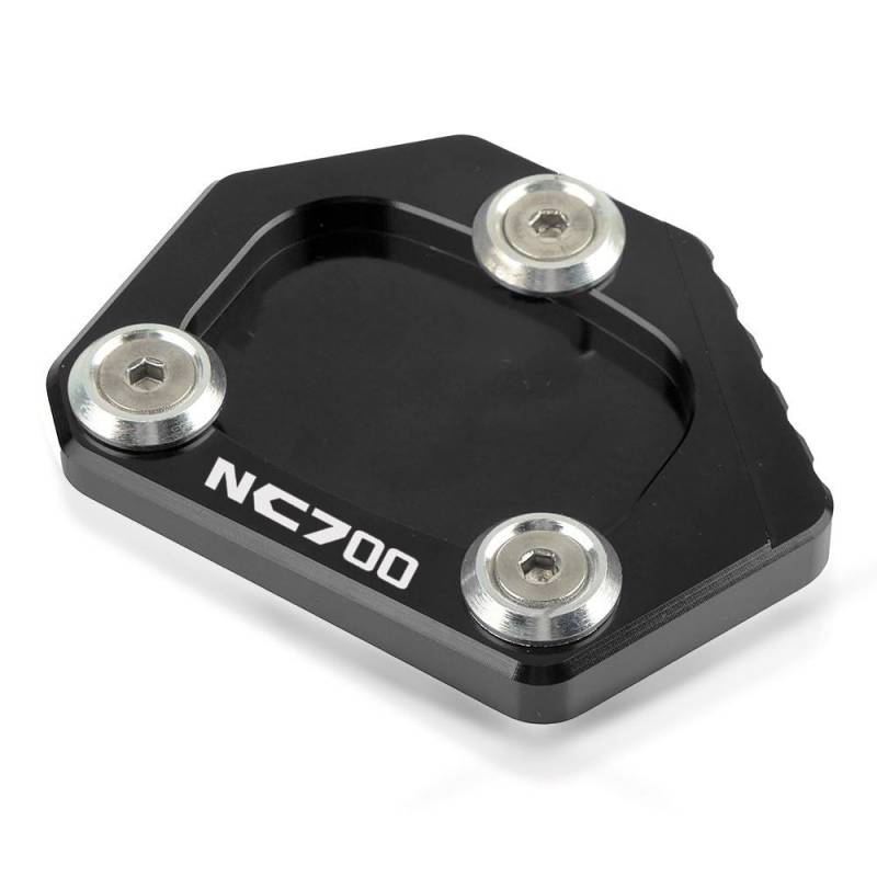 LEINOX Motorradständer Unterlage Kippschutz Motorrad Seitenständer Ständer Fuß Platte Pad Vergrößern Erweiterung Für H&ONDA NC700 NC 700 S/X NC700X NC700S Integra 2012 2013 2014(6) von LEINOX