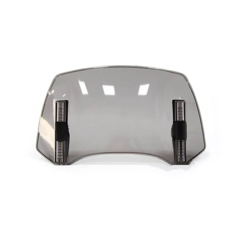 Windschutzscheibe Motorrad Für Afrika Twin XRV750T XRV650 CRF1000L XRV750 Einstellbare Verlängerung Windschutz Windschutz Spoiler Deflektor(Small Smoke) von LEINOX