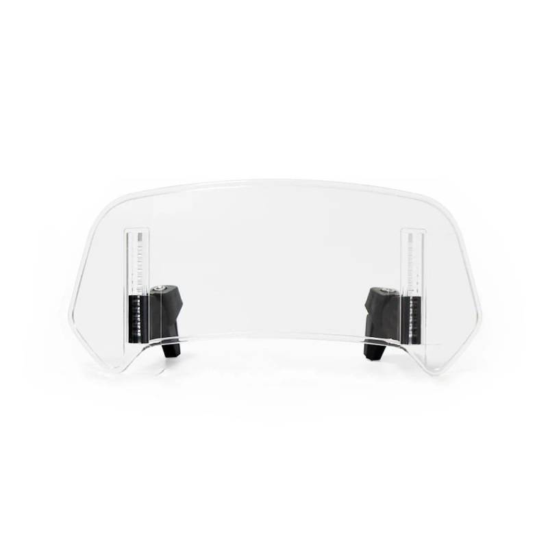 Windschutzscheibe Motorrad Für Afrika Twin XRV750T XRV650 CRF1000L XRV750 Einstellbare Verlängerung Windschutz Windschutz Spoiler Deflektor(Small Transparent) von LEINOX
