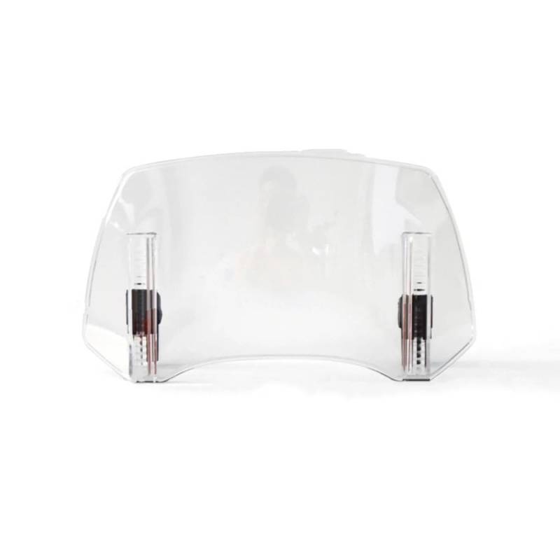 Windschutzscheibe Motorrad Für Afrika Twin XRV750T XRV650 CRF1000L XRV750 Einstellbare Verlängerung Windschutz Windschutz Spoiler Deflektor(Transparent) von LEINOX