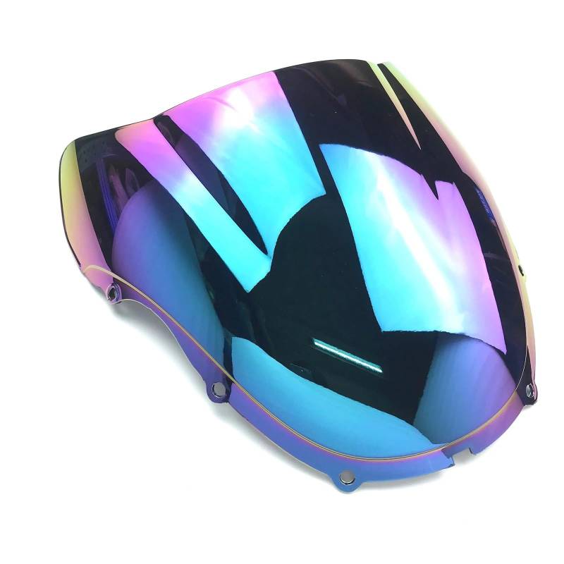 Windschutzscheibe Motorrad Für CBR600F F4 CBR600F4 1999 2000 Motorrad Windschutzscheibe Windschutz Double Bubble(Color) von LEINOX