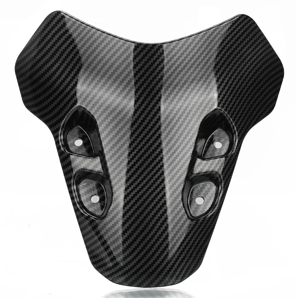Windschutzscheibe Motorrad Für MT-07 2021 2022 2023 2024 Motorradzubehör Windschutzscheibe Windschutz Winddicht Windschutz Deflektor(Carbon Fiber Look) von LEINOX