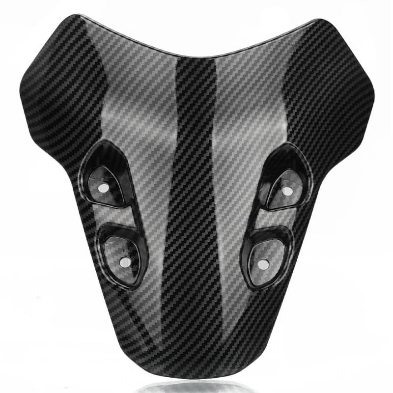 Windschutzscheibe Motorrad Für MT-07 2021 2022 2023 2024 Motorradzubehör Windschutzscheibe Windschutz Winddicht Windschutz Deflektor(Carbon Fiber Look) von LEINOX