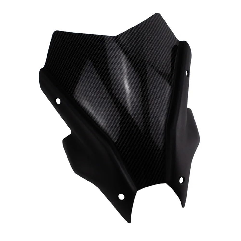 Windschutzscheibe Motorrad Für MT-09 2021 2022 2023 MT09 SP 2021 2022 2023 FZ-09 Motorrad Sport Windschutzscheibe Visier Schwarz Windschutzscheibe(Carbon Fiber Pattern) von LEINOX