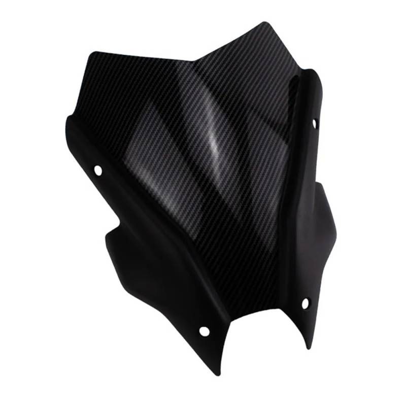Windschutzscheibe Motorrad Für MT-09 2021 2022 2023 MT09 SP 2021 2022 2023 FZ-09 Motorrad Sport Windschutzscheibe Visier Schwarz Windschutzscheibe(Carbon Fiber Pattern) von LEINOX