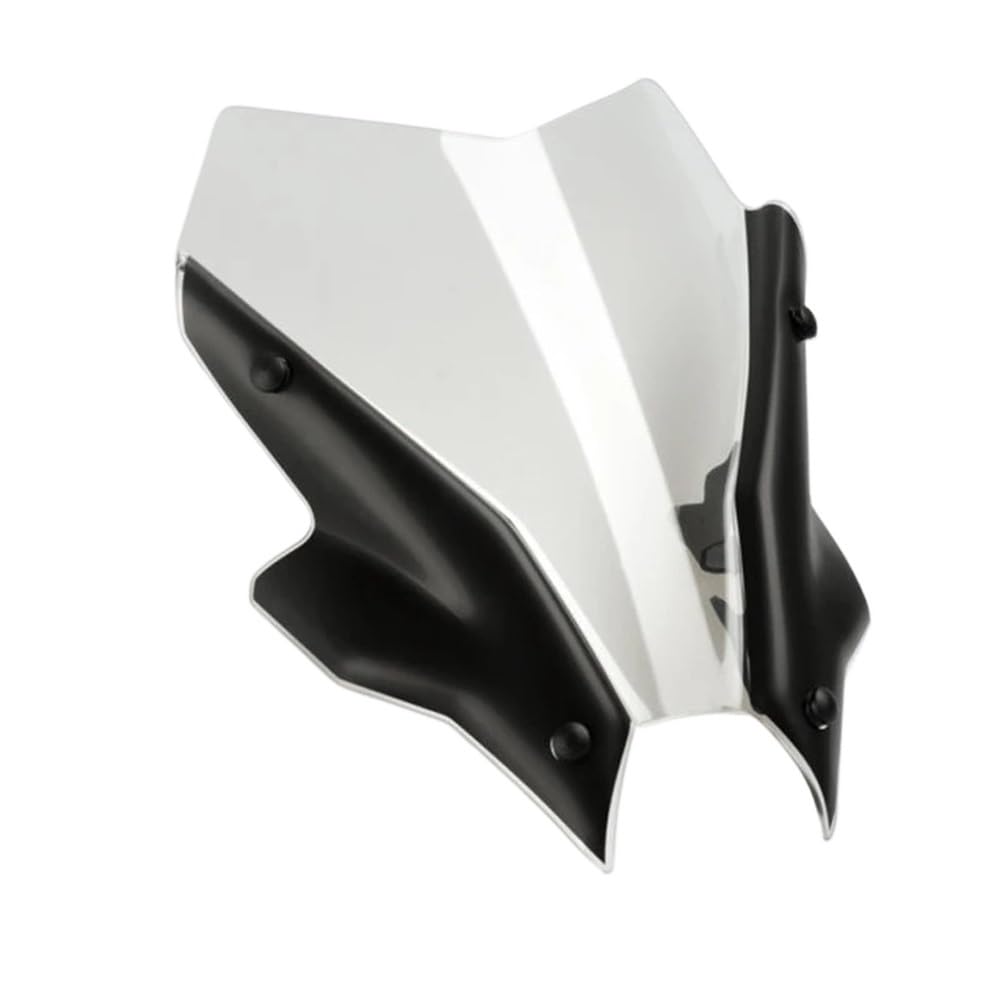 Windschutzscheibe Motorrad Für MT-09 2021 2022 2023 MT09 SP 2021 2022 2023 FZ-09 Motorrad Sport Windschutzscheibe Visier Schwarz Windschutzscheibe(Transparent) von LEINOX