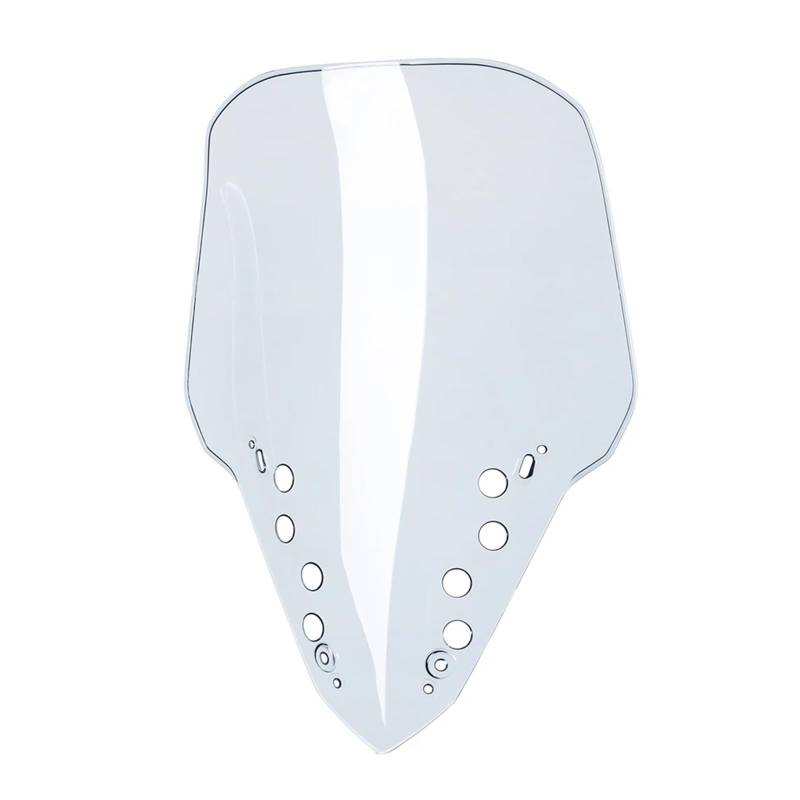 Windschutzscheibe Motorrad Für X-MAX125 XMAX300 2023 2024 Windschutzscheibe Windschutz Motorrad Windabweiser Schild Bildschirm(Light Smoke) von LEINOX