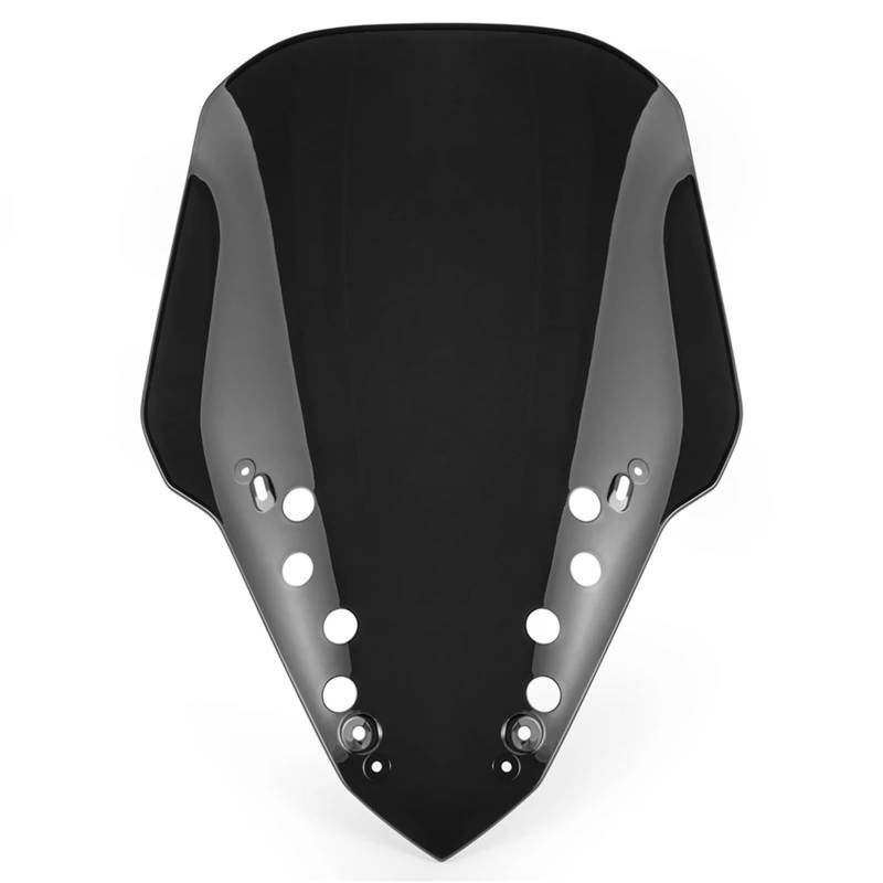 Windschutzscheibe Motorrad Für X-MAX125 XMAX300 2023 2024 Windschutzscheibe Windschutz Motorrad Windabweiser Schild Bildschirm(Smoke) von LEINOX