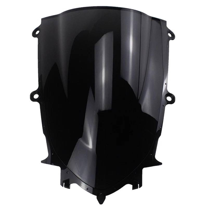 Windschutzscheibe Motorrad Für YZFR7 2021 2022 2023 YZF-R7 21-23 YZFR6 R6 2017-2021 Motorrad Windschutzscheibe Visier Schwarz Windschutzscheibe Doppel Blase(Black) von LEINOX