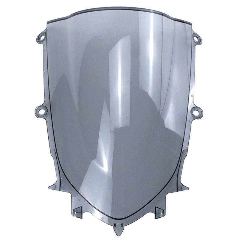 Windschutzscheibe Motorrad Für YZFR7 2021 2022 2023 YZF-R7 21-23 YZFR6 R6 2017-2021 Motorrad Windschutzscheibe Visier Schwarz Windschutzscheibe Doppel Blase(Smoke) von LEINOX