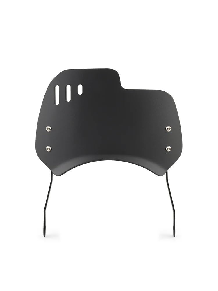 Windschutzscheibe Motorrad Universal Motorrad Windschutzscheibe Windabweiser Windschutzscheibe Verkleidung(Style 4 Black) von LEINOX